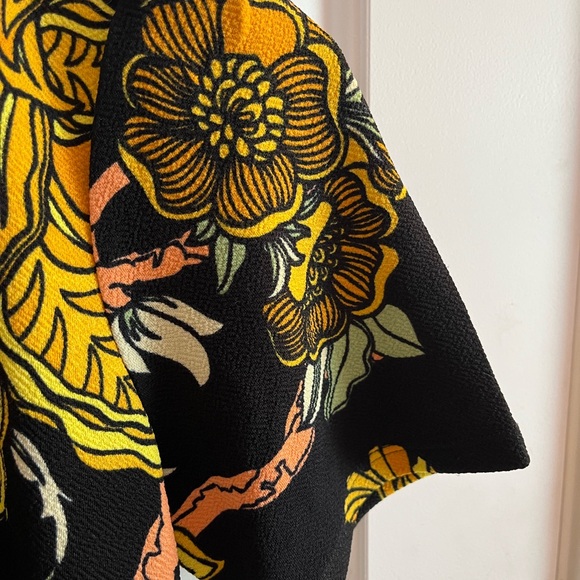 LuLaRoe Yellow and Gold A-Line Midi Dress - Picture 2 of 5